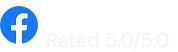 Green Bear Tree Service Facebook logo with 5.0 out of 5.0 rating display NC