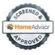 HomeAdvisor screened and approved badge for Green Bear Tree Service NC